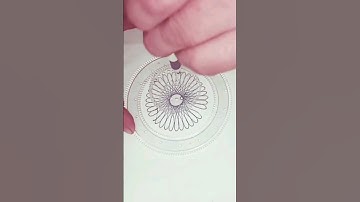 How many circles were drawn? 🤔#2024 #Magic #Ruler #shorts #spirograph