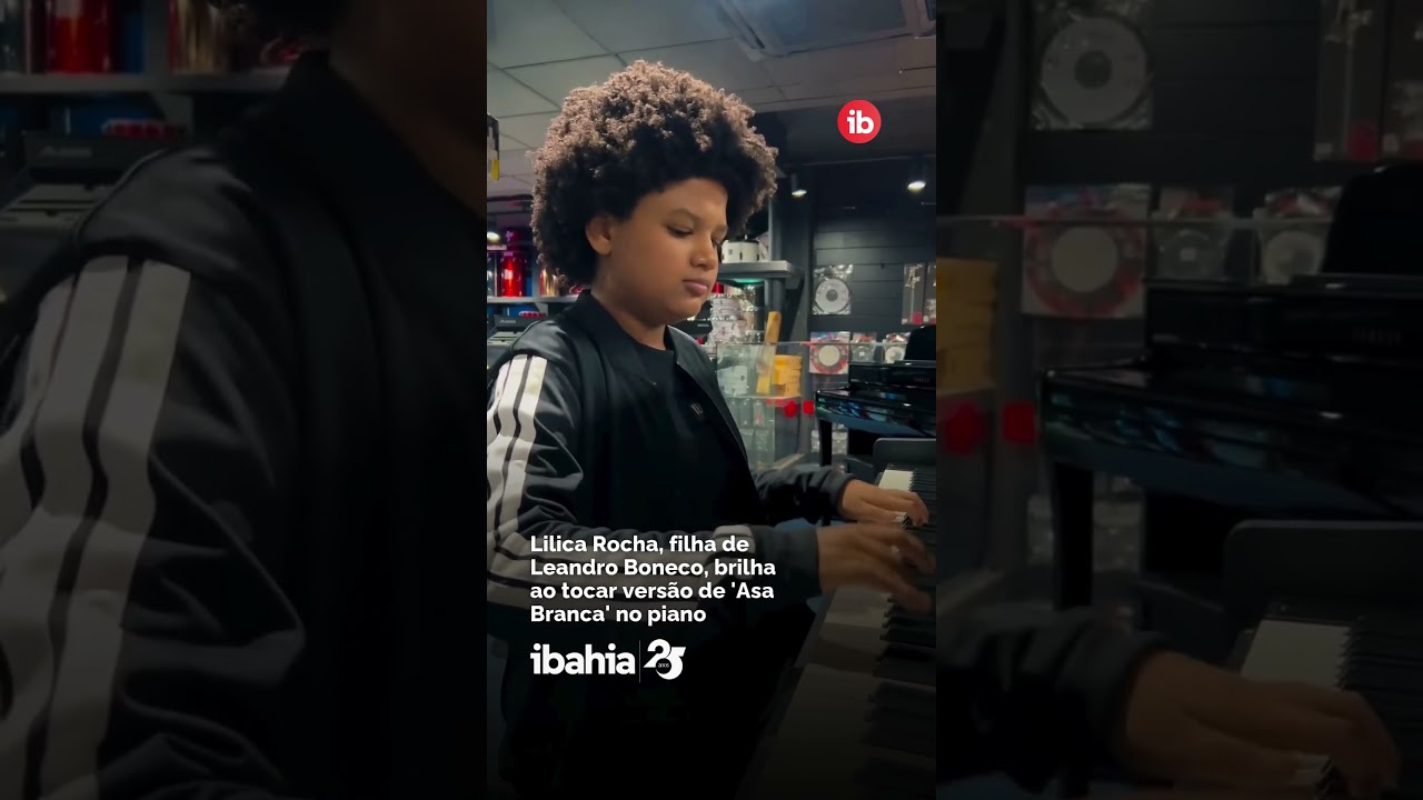 Lilica Rocha, filha de Leandro Boneco, brilha ao tocar versão de 'Asa Branca' no piano 