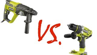 Hammer drill vs cheap SDS+ Rotary Hammer drill