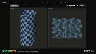 UV EDIT PRO 09 — Advanced UV Editing | Symmetrize, Quadrify & Straighten UVs