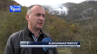 VIJESTI U POLA 7 - JOS GORI DEPONIJA U NIKSICU | Vijesti