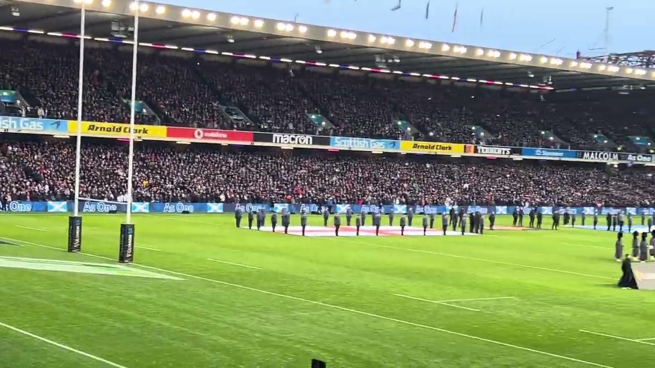 Flower of Scotland and god save the king, murrayfield stadium, 14th February 2026