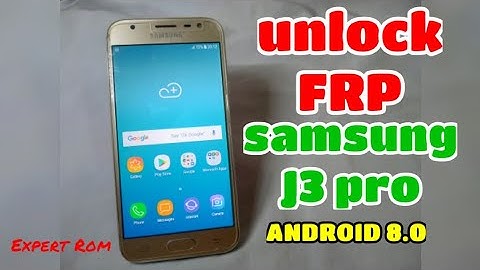 Samsung J3 pro ANDROID 8.0 FRP bypass without PC