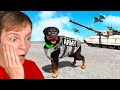 CHOP JOINS the ARMY in GTA 5!