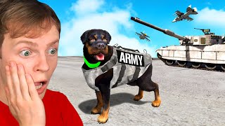 CHOP JOINS the ARMY in GTA 5!
