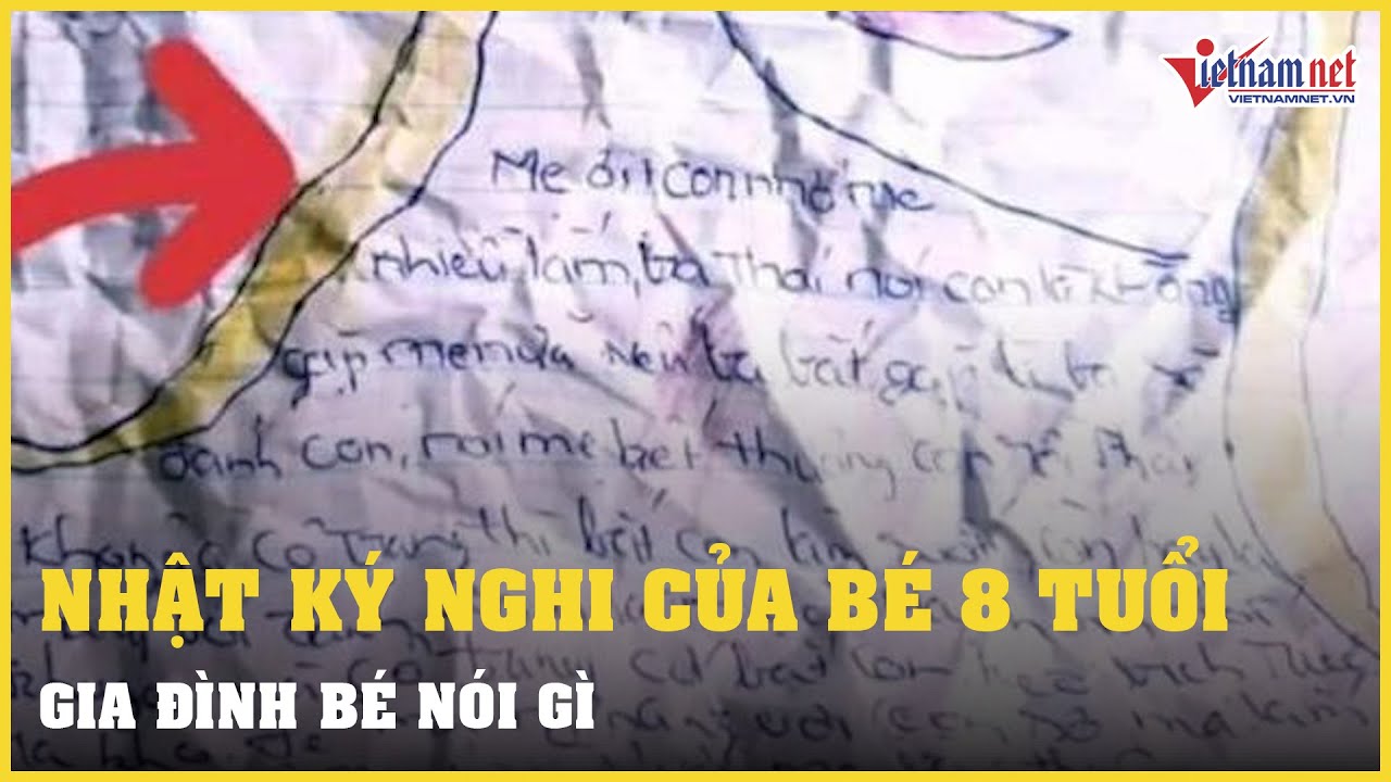 Gia đình bé V.A. nói gì về dòng nhật ký đau thương... - youtube
