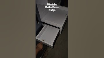 How To Make A Secret Drawer | Hidden Drawer In Wardrobe