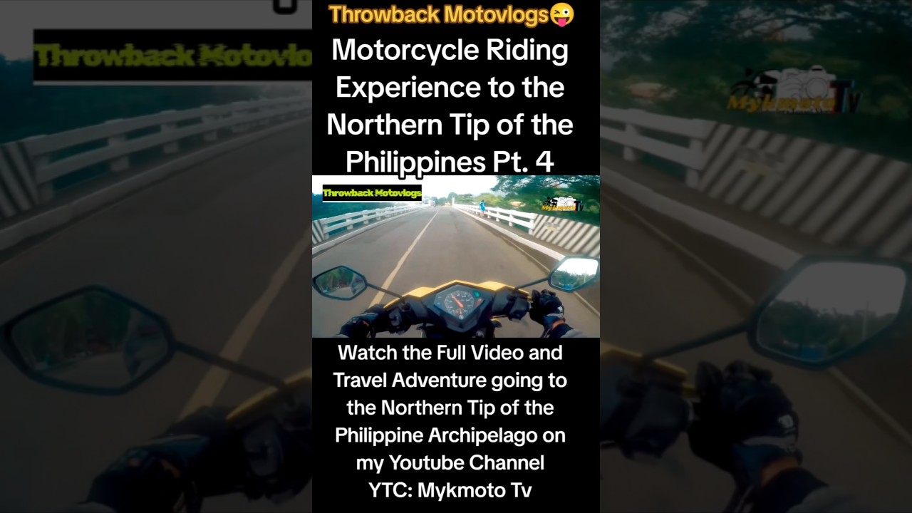 Motorcycle Ride Experience going to the Northern Tip of Philippine Archipelago Pt. 4