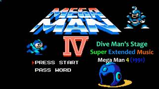 Mega Man 4 (NES) - Dive Man Stage Music (Mega Extended!!)