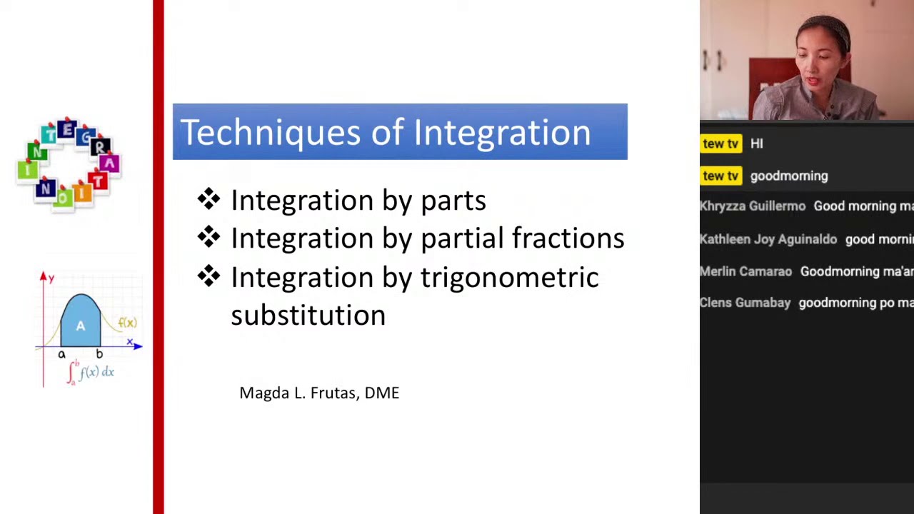 CALCULUS 2: Techniques of Integration
