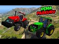 Süper Traktörler Uçma Parkurunda Yarışıyorlar - GTA 5