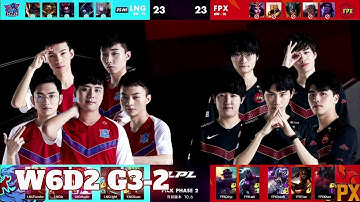 FPX vs LNG - Game 2 | Week 6 Day 2 LPL Spring 2020 | FunPlus Phoenix vs LNG Gaming G2
