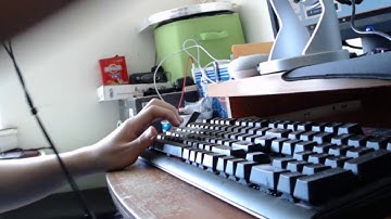 Corsair Strafe Cherry MX Reds Lubed with O-Rings Typing Test