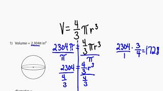 April 6 Lesson finding missing lengths given volume
