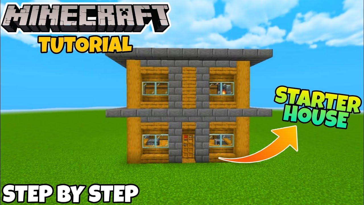 House Tutorial || Minecraft Starter House Tutorial |Storage Area| Hindi ...