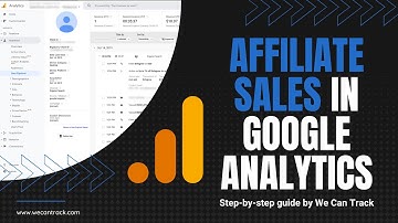 How to integrate affiliate conversions in Google Analytics?