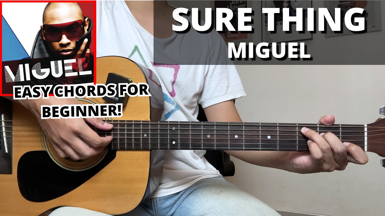 YouTube에서 Sure Thing - Miguel (Guitar Tutorial) No Capo! Easy Chords For Beginner! 보기 YouTube에서 Sure Thing - Miguel (Guitar Tutorial) No Capo! Easy Chords For Beginner! 보기