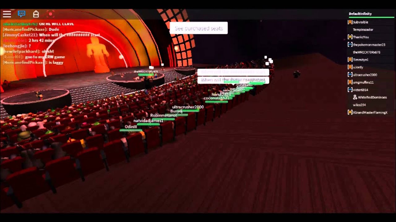 Roblox Bloxy Awards Stage 2015 - roblox bloxy award game view