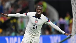 "It's a dream come true" USA's Tim Weah on scoring his 1st World Cup goal | Qatar 2022 | USMNT