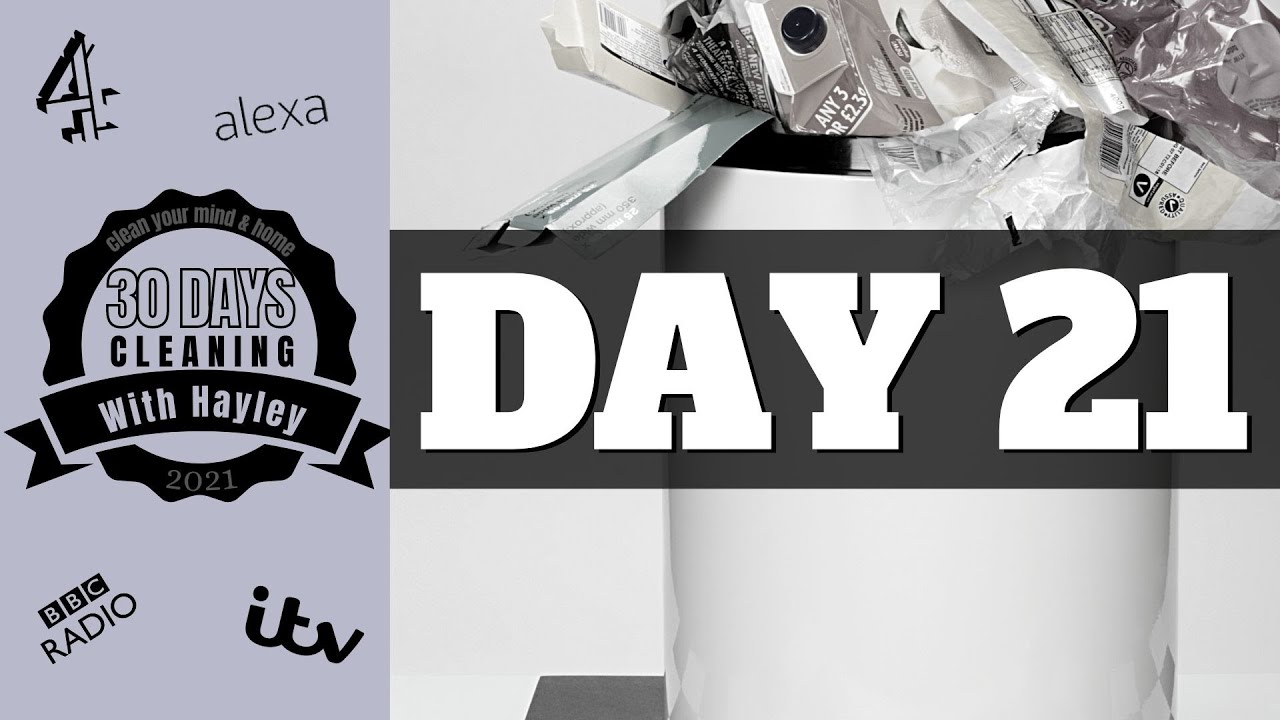 30 Days of Cleaning with Hayley (Day 21) | KITCHEN BIN DEEP CLEAN