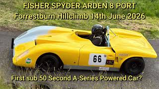 Fisher Spyder 1380cc Arden BMC A-Series at Forrestburn Hillclimb