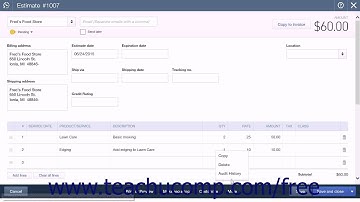 QuickBooks Online Plus 2015 Tutorial Deleting Estimates Intuit Training