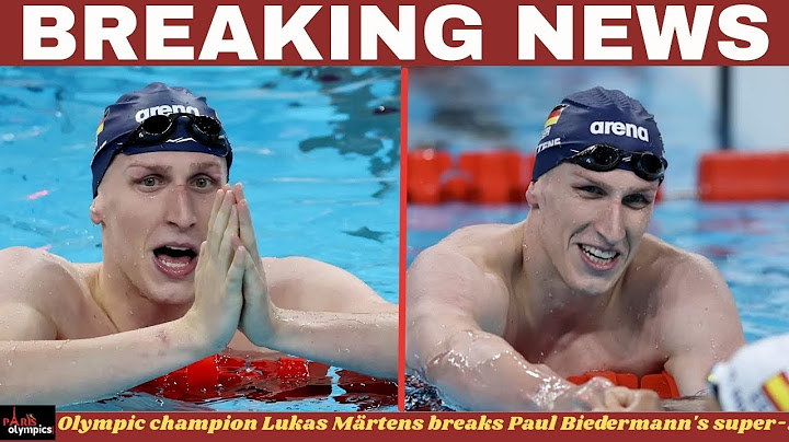 Olympic champion Lukas Märtens breaks Paul Biedermann's super-suited 400m freestyle world record