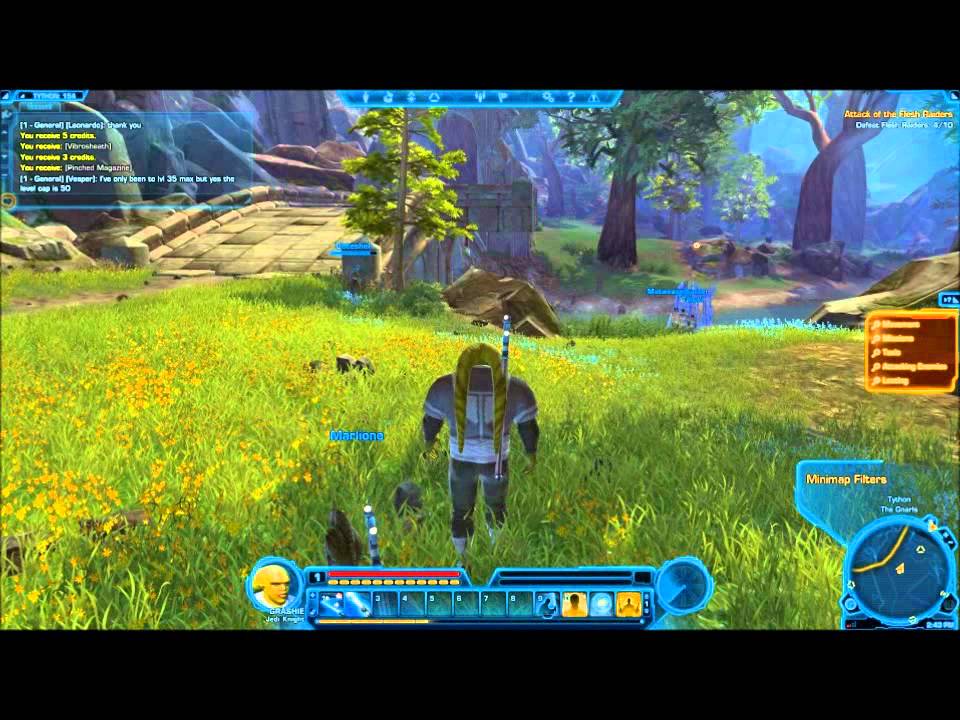 Star Wars: The Old Republic beta gameplay