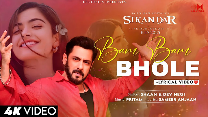Bam Bam Bhole Shambhu (LYRICS) Sikandar | Shaan, Dev Nagi | Pritam | Salman Khan, Rashmika Mandanna