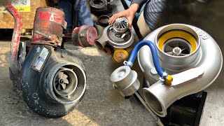 Repairing Turbocharger Of Truck Who Clean The Runway of airbase