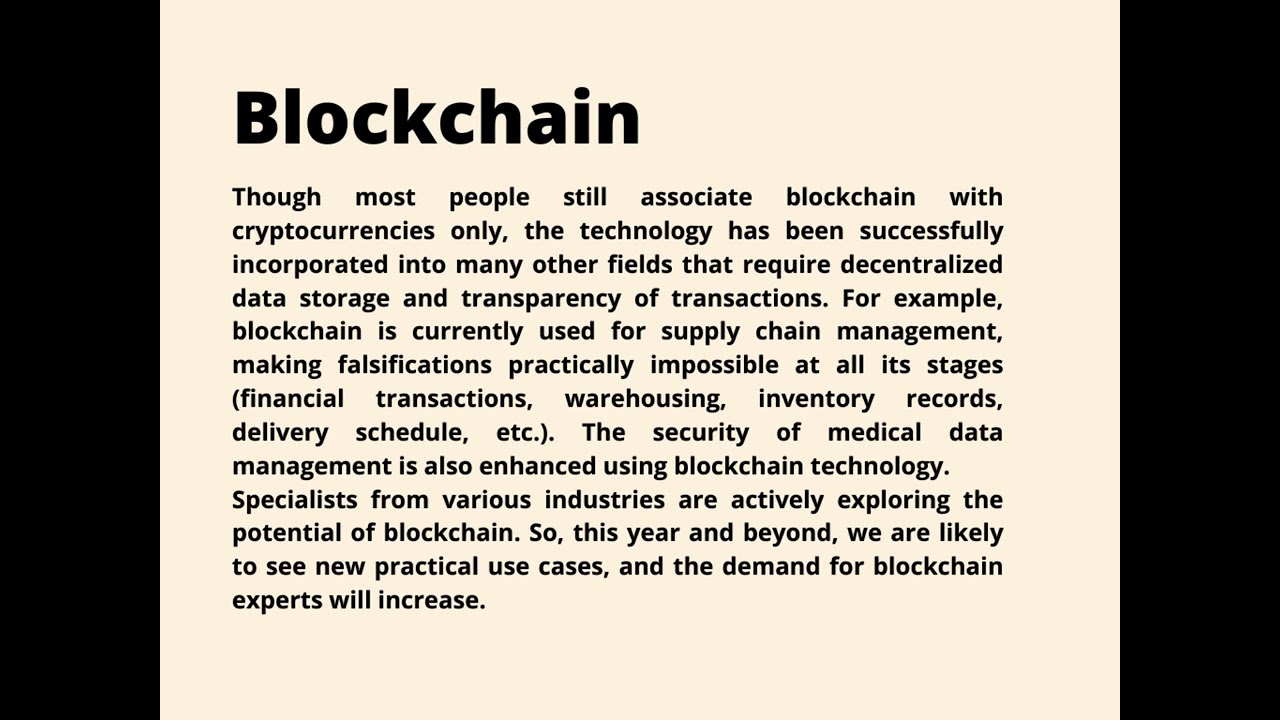 Trends Information Technology