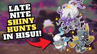 SHINY HUNTING HISUIAN ZORUA & SNEASEL! (Pokémon Legends: Arceus)
