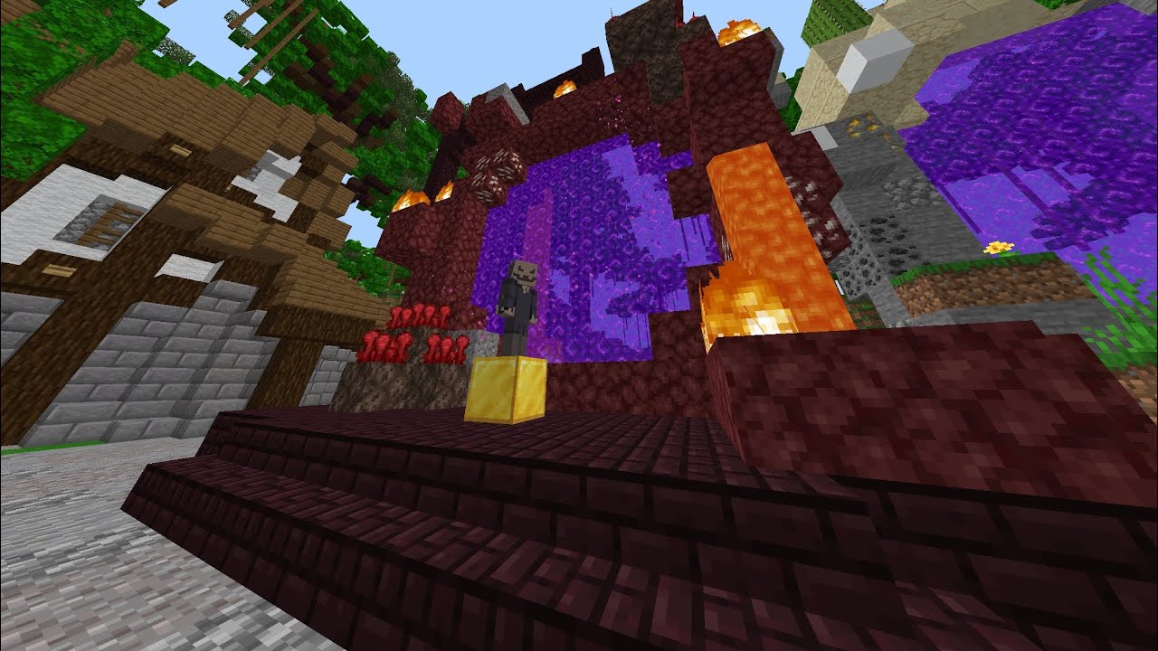 Opening Nether Portal in CubeCraft SkyBlock after 1 Year 🥲 - YouTube