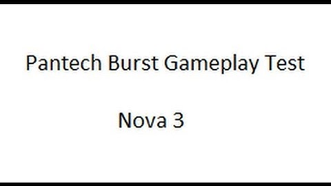 Gameplay, Performance, Load Test on Pantech Burst. N.O.V.A 3.