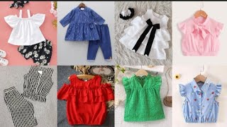 summer top design for baby girl # cotton frok design # plain cotton shirt design # 2024 dress