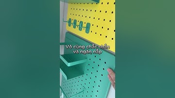 Một chiếc bảng #pegboard nhiều màu sắc và công năng nhất thị trường của #dolahome