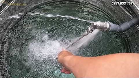 Nguồn nước thủy cục bị yếu không lên được bồn chứa !