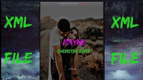 Alightmotion XML presets file Check kabo description box o donga