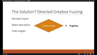 Directed Greybox Fuzzing (CCS’17)