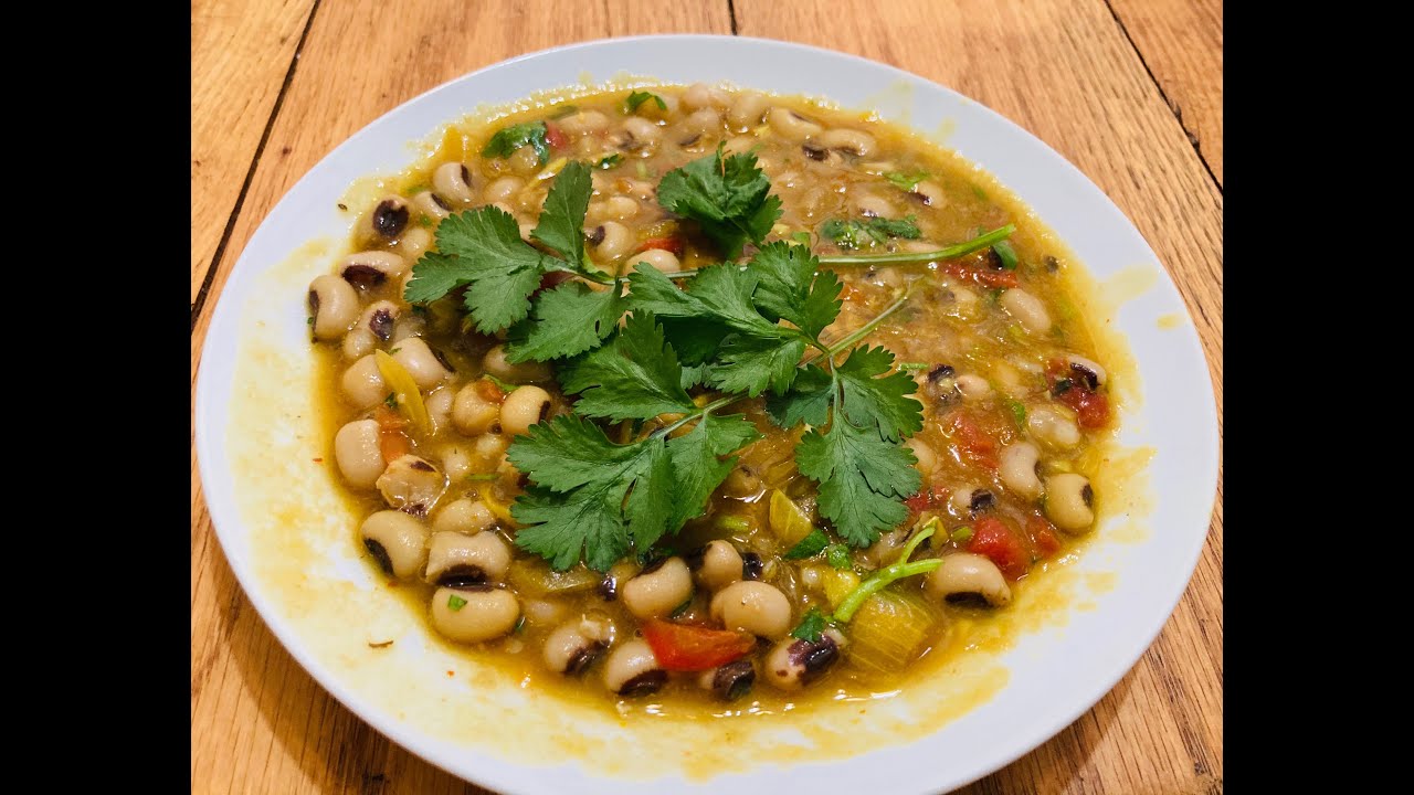 Black eyed peas simple Indian food - YouTube