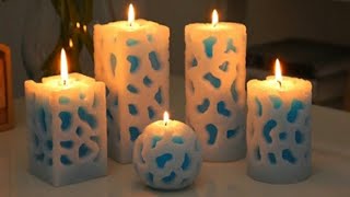 طريقة صنع الشموع بالمنزل