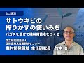 サトウキビの絞りかすの使いみち ～バガスを混ぜて植林用苗木をつくる～