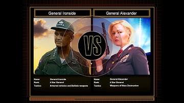 Command & Conquer Shockwave Challenge General Ironside VS General Alexander Hard Mode #9