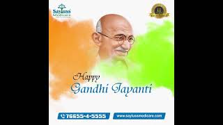 Happy Gandhi Jayanti...!!