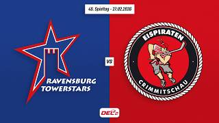 49. Spieltag DEL2 | Ravensburg Towerstars vs. Eispiraten Crimmitschau | Game Highlights