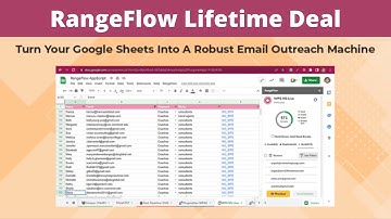 RangeFlow Lifetime Deal $49 - Turn Your Google Sheets into a Robust Email Outreach Machine