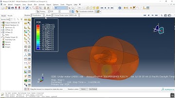 Simulation under water explosion in Abaqus-UNDEX
