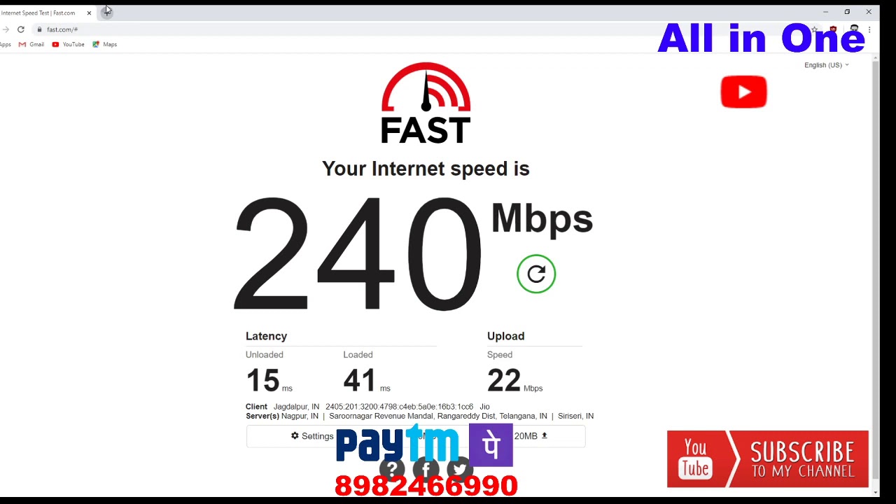 frontier fiber speed test