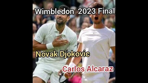 NOVAK DJOKOVIC VS CARLOS ALCARAZ |Final Wimbledon 2023| #novakdjokovic #wimbledon2023 #carlosalcaraz