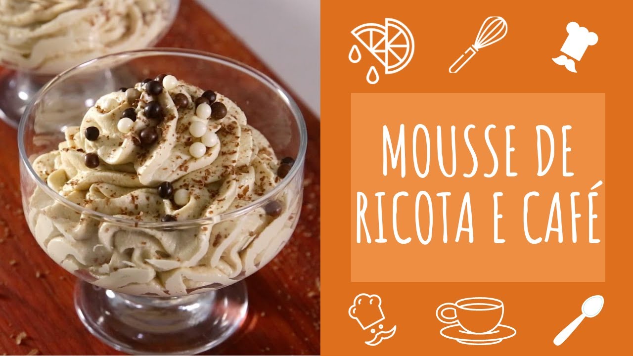 Mousse de ricota e café